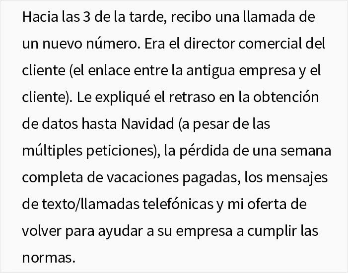 Un empleado renuncia porque la empresa le niega las vacaciones, el jefe le ruega que vuelva cuando el negocio empieza a perder dinero