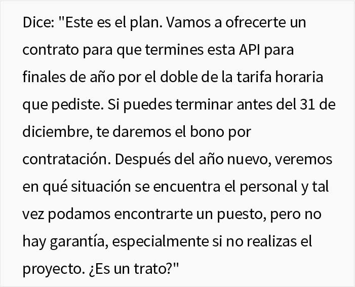 Un empleado renuncia porque la empresa le niega las vacaciones, el jefe le ruega que vuelva cuando el negocio empieza a perder dinero