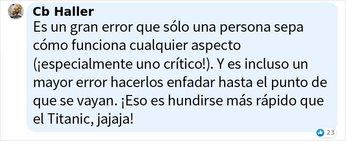 Un empleado renuncia porque la empresa le niega las vacaciones, el jefe le ruega que vuelva cuando el negocio empieza a perder dinero