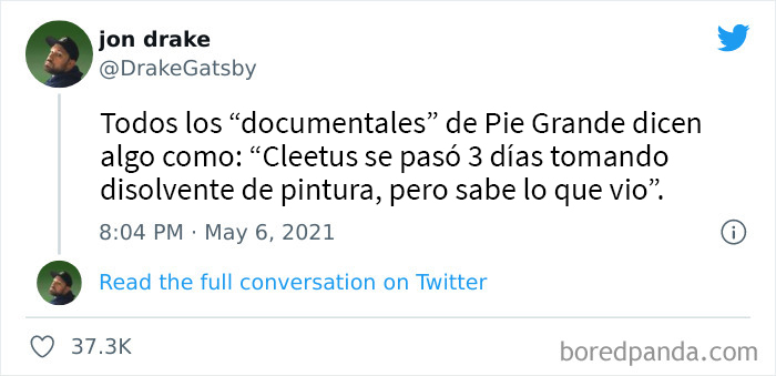 Cleetus se pasó 3 días tomando disolvente de pintura