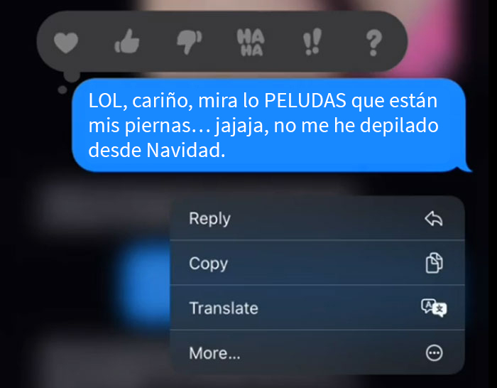 Esta mujer le envió a su novio una foto de sus piernas peludas para reírse un poco, y él la humilló por ello