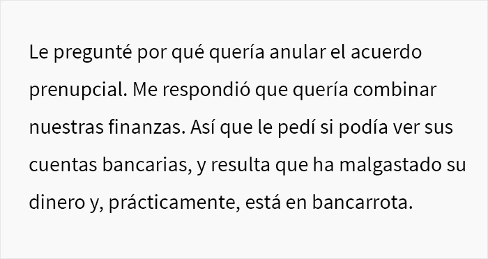 Esta mujer se ríe en la cara de su esposo cuando él se arrepintió de haberla forzado a firmar un acuerdo prenupcial 6 años atrás, ya que ahora ella gana el triple que él