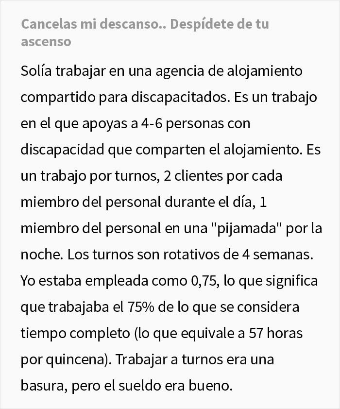 Esta supervisora canceló las vacaciones de un empleado, y consigue quedarse sin su ascenso