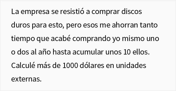 Este informático fue despedido, y el jefe le obligó a borrar todos los archivos a pesar de ser contraproducente, hasta que se da cuenta de su error