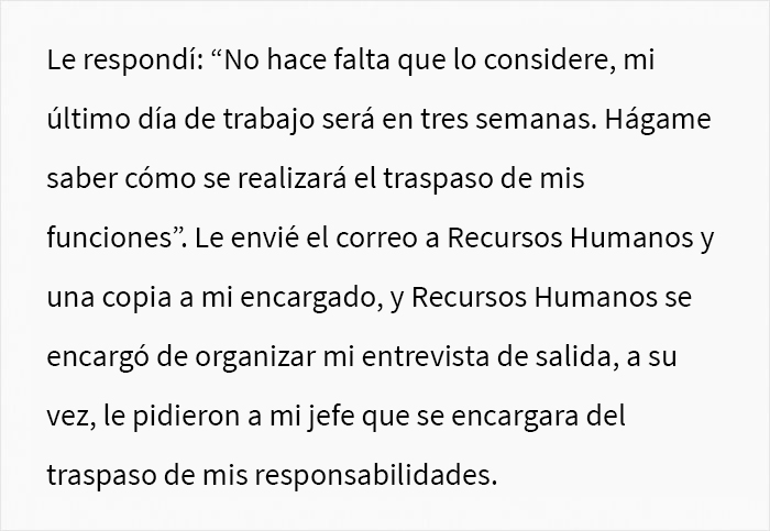 Este jefe se metió en problemas tras negarle a un empleado 3 semanas de vacaciones para su luna de miel