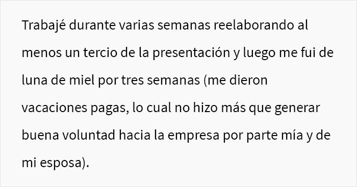 Este jefe se metió en problemas tras negarle a un empleado 3 semanas de vacaciones para su luna de miel