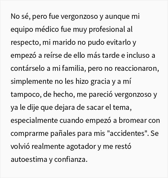 El marido humilla a su mujer delante de toda su familia al burlarse de su vergonzosa experiencia en el parto, y ella termina estallando