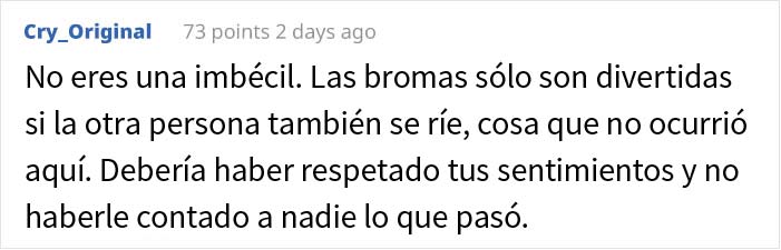 El marido humilla a su mujer delante de toda su familia al burlarse de su vergonzosa experiencia en el parto, y ella termina estallando