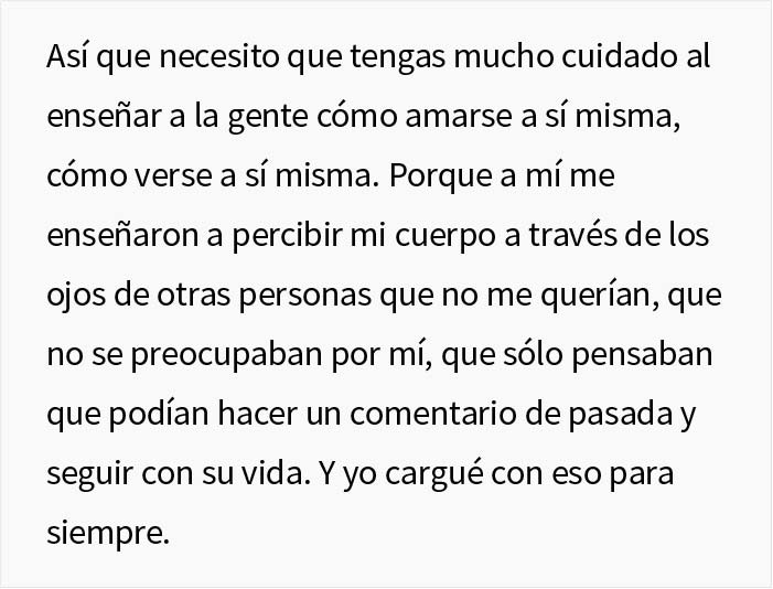 Las palabras desalentadoras que escuchó de un profesor aún persiguen a esta mujer 17 años después, por lo que recuerda a la gente que siempre hay que tener cuidado con lo que se dice a los demás