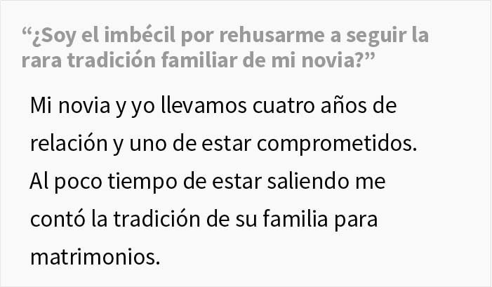 Este novio rechaza la "rara tradición familiar" de la novia de pasar la noche con su madre, y se desata el drama