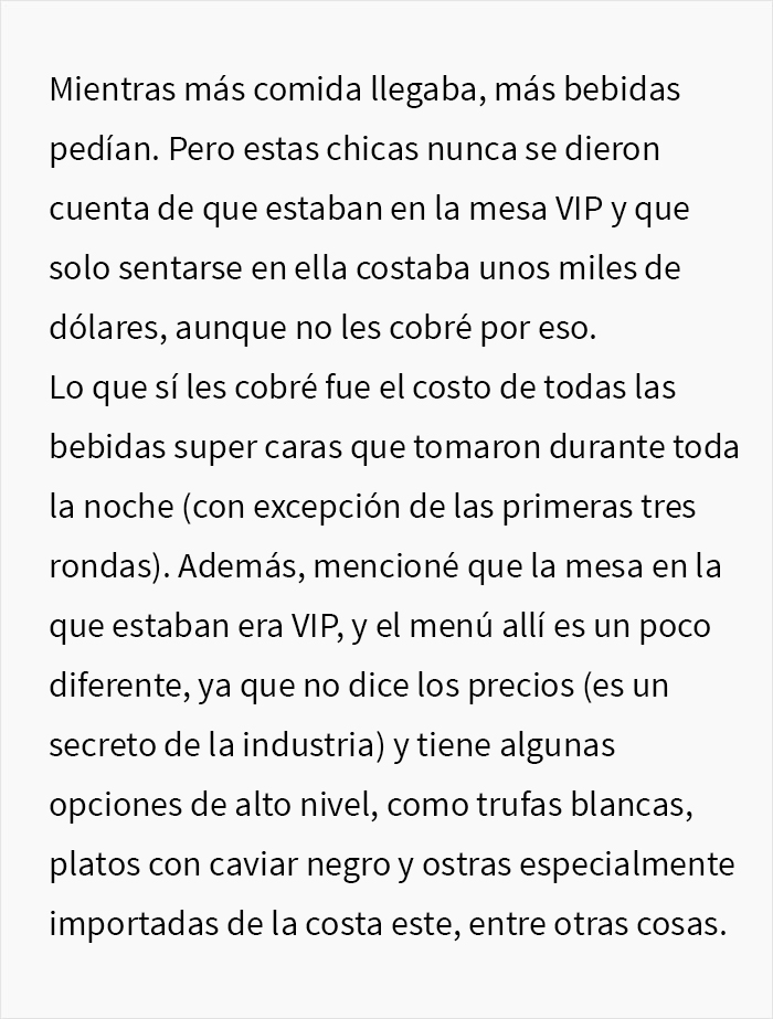 Esta Karen creyó que el dueño del restaurante era un mesero, lo trató como basura y terminó la noche con una inesperada cuenta de 4000$