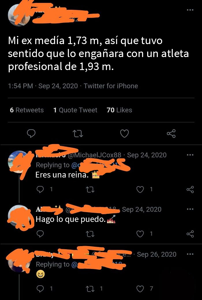 No sé si cuenta, pero esta chica dice que está bien engañar. Me sentí asqueado cuando lo vi. Quise compartirlo