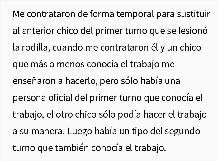 Este empleado saturado de trabajo se da cuenta de que es irremplazable para la empresa, y saca lo mejor de la situación