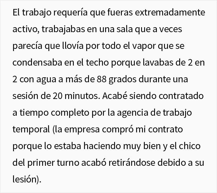 Este empleado saturado de trabajo se da cuenta de que es irremplazable para la empresa, y saca lo mejor de la situación