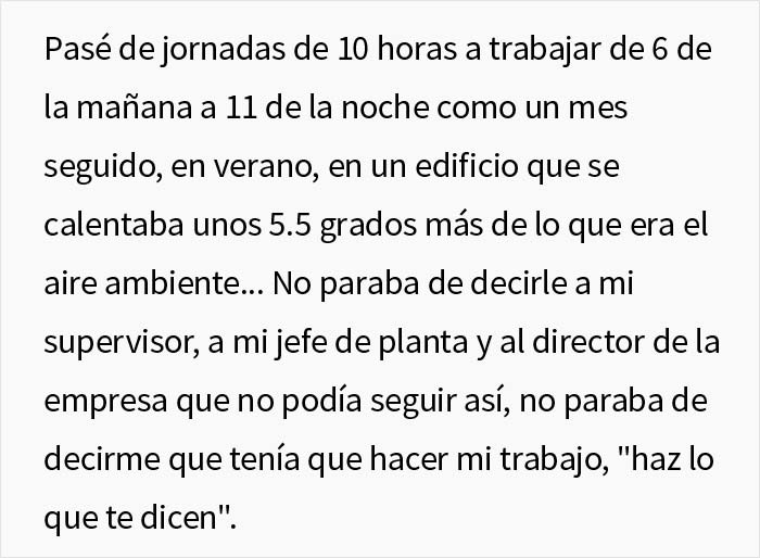 Este empleado saturado de trabajo se da cuenta de que es irremplazable para la empresa, y saca lo mejor de la situación