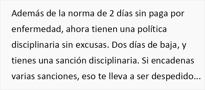 La dirección introdujo normas disciplinarias para sacar el máximo partido a los empleados, y alucinó cuando éstos se volvieron en su contra