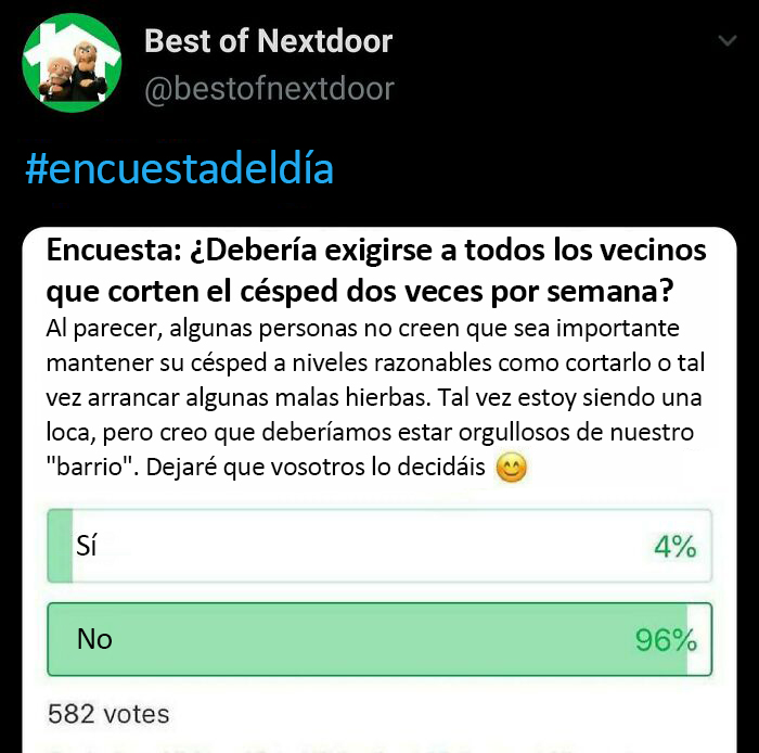 Las mejores barrios tienen un gran cuidado del césped