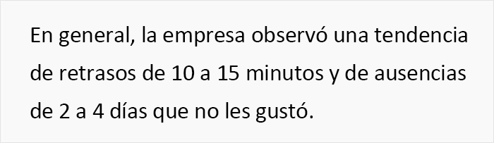 La dirección introdujo normas disciplinarias para sacar el máximo partido a los empleados, y alucinó cuando éstos se volvieron en su contra