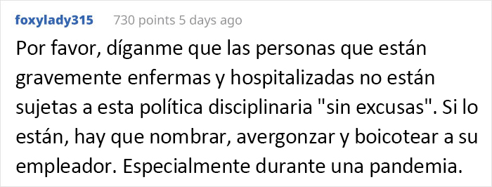 La dirección introdujo normas disciplinarias para sacar el máximo partido a los empleados, y alucinó cuando éstos se volvieron en su contra