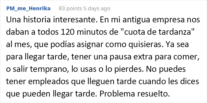 La dirección introdujo normas disciplinarias para sacar el máximo partido a los empleados, y alucinó cuando éstos se volvieron en su contra