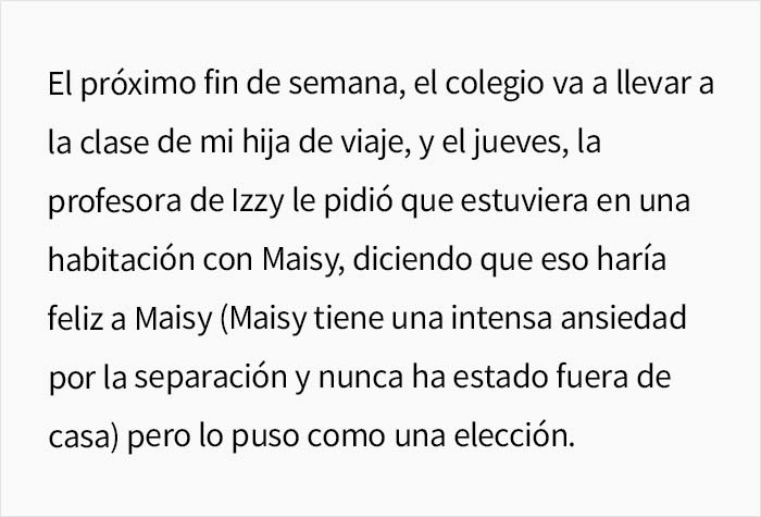 Esta niña de 10 años no quería pasarse la excursión escolar cuidando a una compañera con necesidades especiales, pero a la madre le da igual