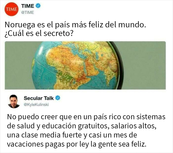 ¿Me pregunto por qué en Estados Unidos son tan infelices?