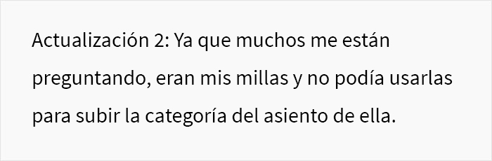 “Ella piensa que prefiero la clase business en vez de a ella”: La esposa de este hombre se enojó cuando él subió la categoría de su billete para un vuelo de 12 horas