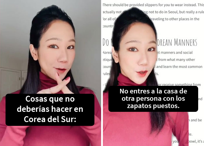 Cosas que no debes hacer en Corea