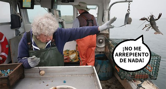 101 Y.O. Woman Is Photographed Throwing Away A Lobster Because It’s Too Small For Harvesting, And People Online Start Memeing It (30 Memes)