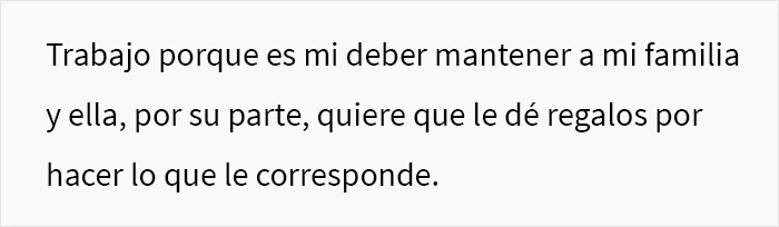 Este hombre pregunta si fue cruel al decirle a su esposa que dejara de esperar aprecio por lo que hace ya que ser ama de casa es su trabajo