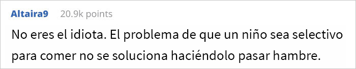 Esta suegra tiraba las comidas que su nieta llevaba a su casa, hechas por su padre con las recetas de su esposa fallecida