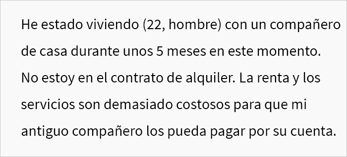 Este chico pidió específicamente a su compañero de piso que no tocara su comida, y se marcha sin avisar cuando no lo cumple