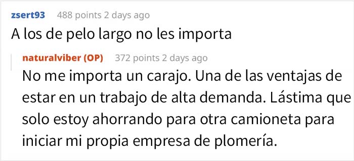 Este trabajador de alto rendimiento fue despedido tras negarse a cortarse el pelo para trabajar