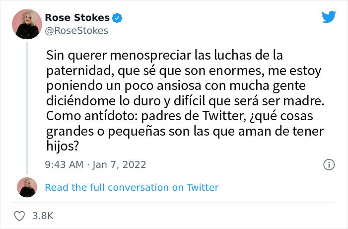 Esta futura mamá quería saber si la crianza de los hijos es cuestión de conflictos y recibe 18 respuestas con cosas geniales de ser padres