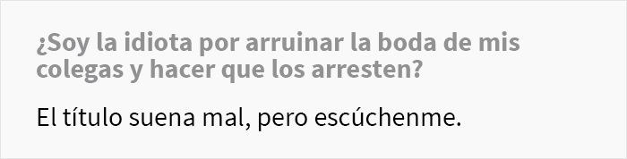 Esta mujer hizo que llevaran a unos recién casados a comisaría al descubrir que la novia usaba el vestido de la ex de su esposo