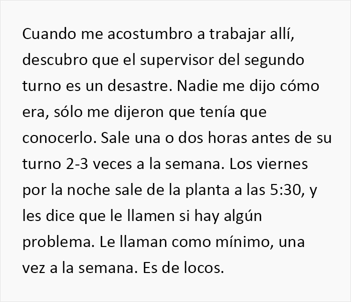 Este empleado cumple al pie de la letra con su jornada de 8 horas y media, y provoca que la empresa pierda 85000$ al año