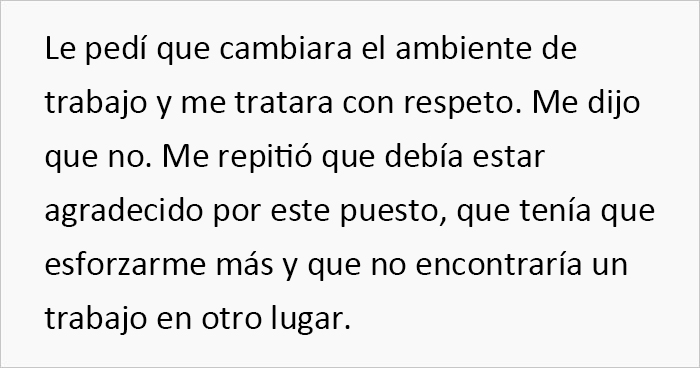 Este empleado maltratado se entrevista en secreto para otros trabajos y consigue uno nuevo con un aumento de 40000$