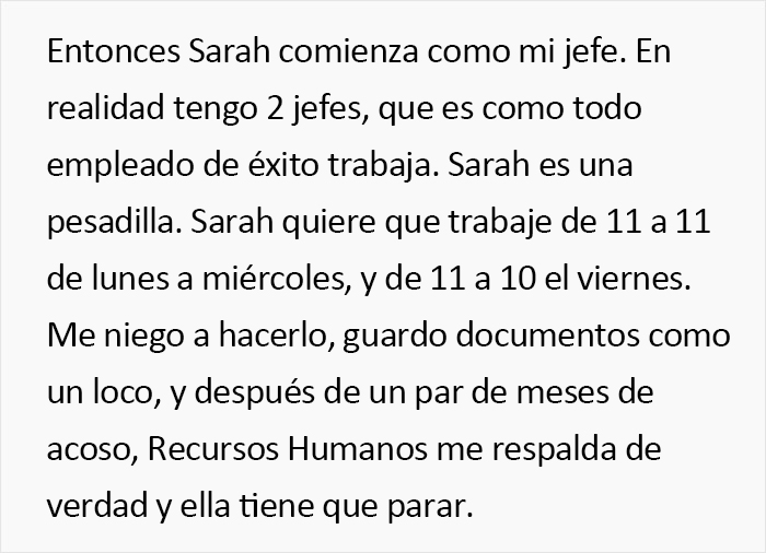 Este empleado cumple al pie de la letra con su jornada de 8 horas y media, y provoca que la empresa pierda 85000$ al año