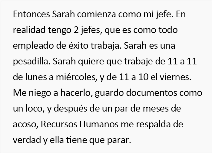 Este empleado cumple al pie de la letra con su jornada de 8 horas y media, y provoca que la empresa pierda 85000$ al año