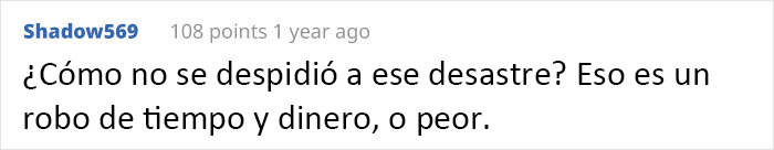 Este empleado cumple al pie de la letra con su jornada de 8 horas y media, y provoca que la empresa pierda 85000$ al año