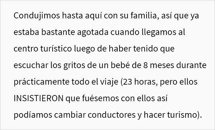 “¿Soy idiota por decirle a mi prometido que me voy a encerrar en la habitación durante el resto de las vacaciones porque estoy harta de sostener al bebé de su hermana?”