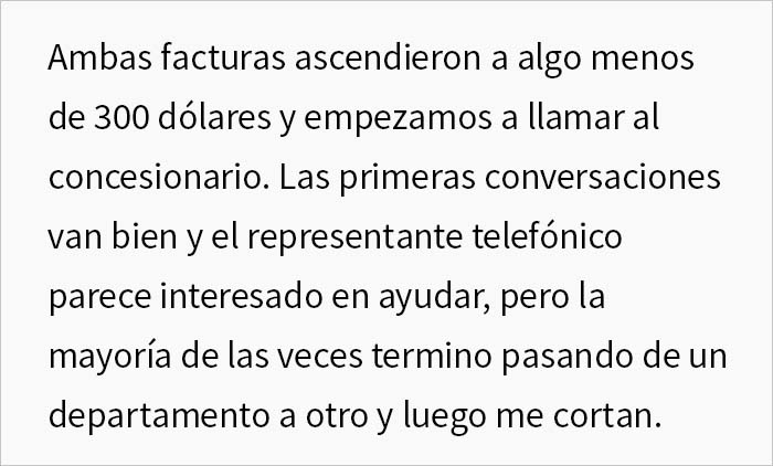 Este hombre presentó una reclamación contra un concesionario que le cobró de más, en dirección le escucharon y lo arreglaron