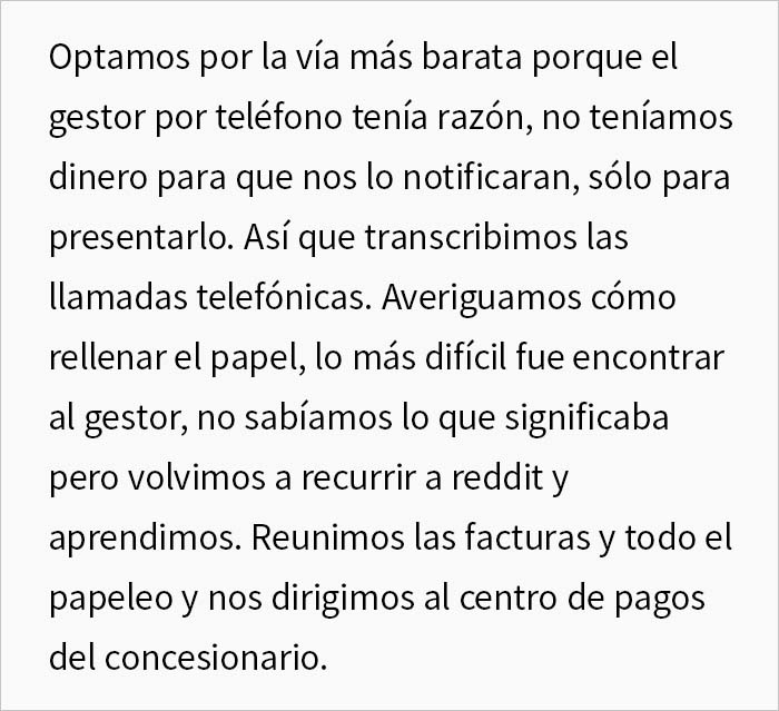 Este hombre presentó una reclamación contra un concesionario que le cobró de más, en dirección le escucharon y lo arreglaron