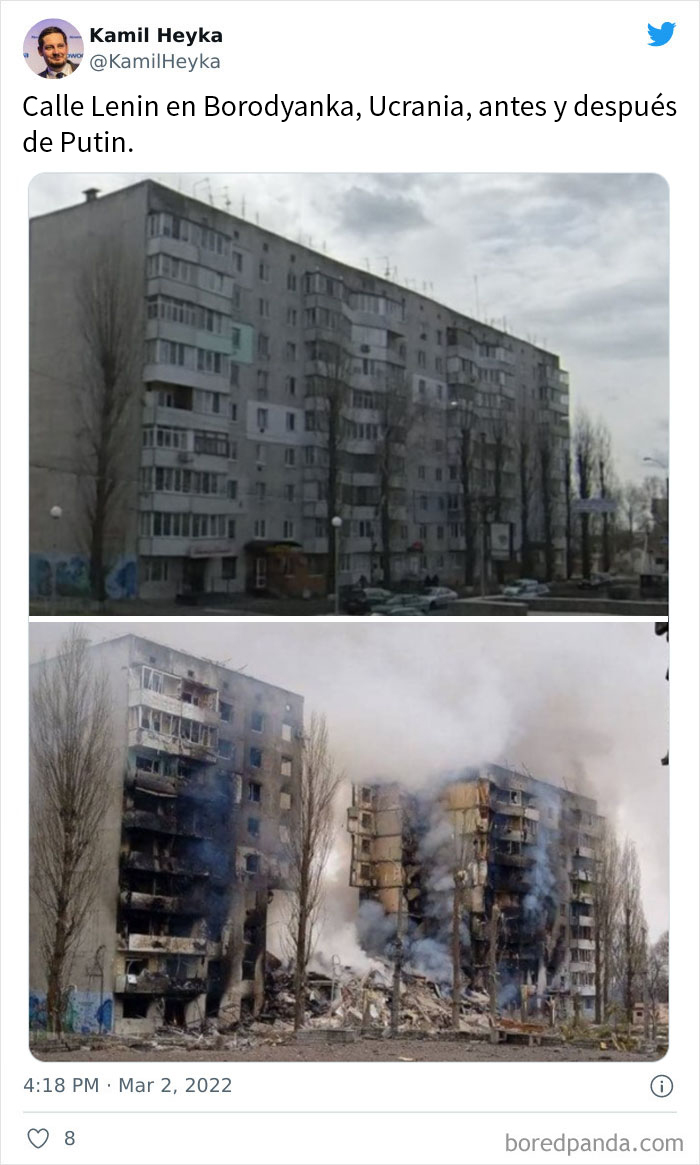 'Before And After': 20 Devastating Images From Ukraine That Show How Quickly The War Destroys Everything