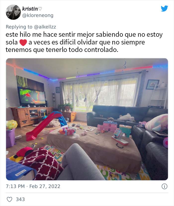 Esta madre pide a otros padres que compartan fotos honestas y sin montajes de sus habitaciones