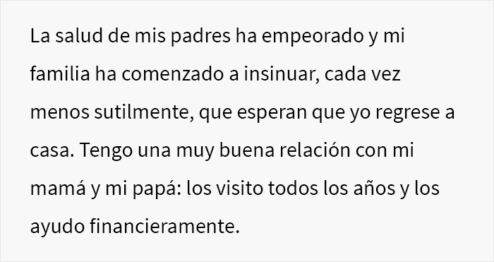 Este hombre gay les dijo a sus padres ancianos que no volvería con ellos debido a los “malos recuerdos” que tenía de su infancia allí, lo que generó un drama familiar