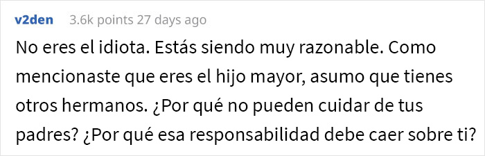 Este hombre gay les dijo a sus padres ancianos que no volvería con ellos debido a los “malos recuerdos” que tenía de su infancia allí, lo que generó un drama familiar