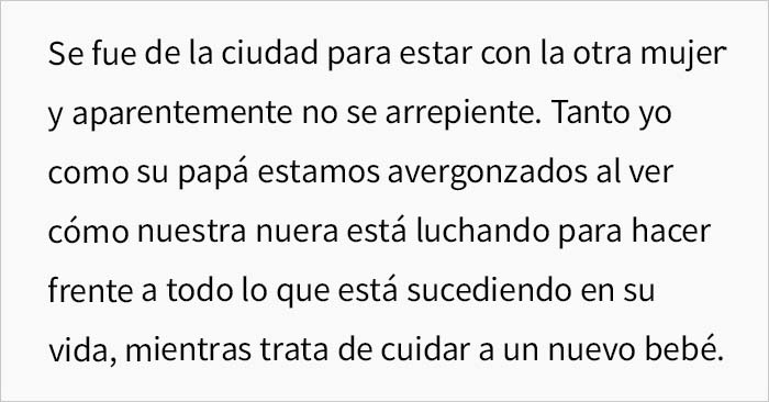 Este hombre fue infiel y sus padres le dan una lección sustituyéndolo en su testamento por su esposa y su bebé