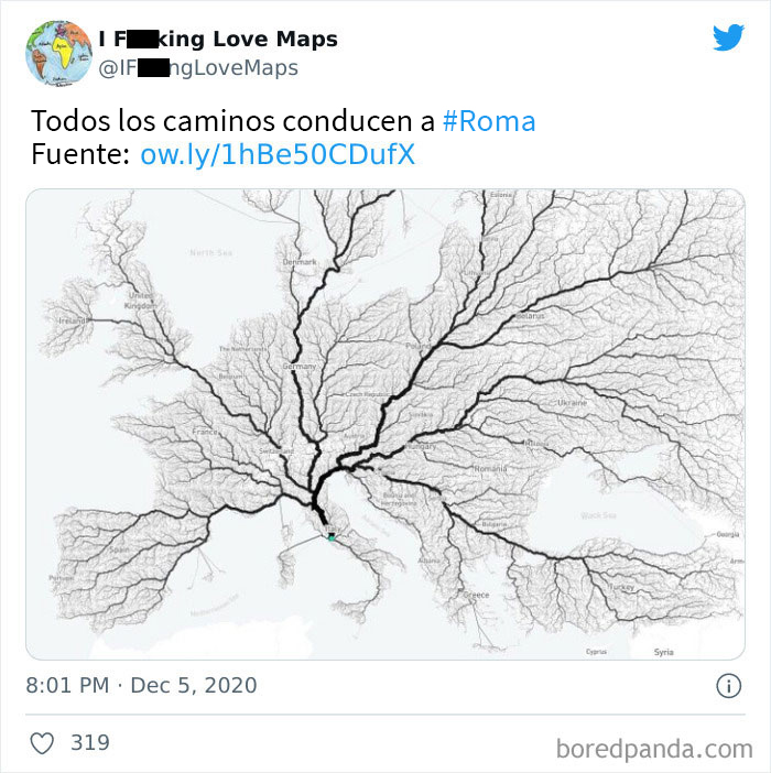 35 Unusual Maps That Might Change How You See The World, As Shared In This Online Account