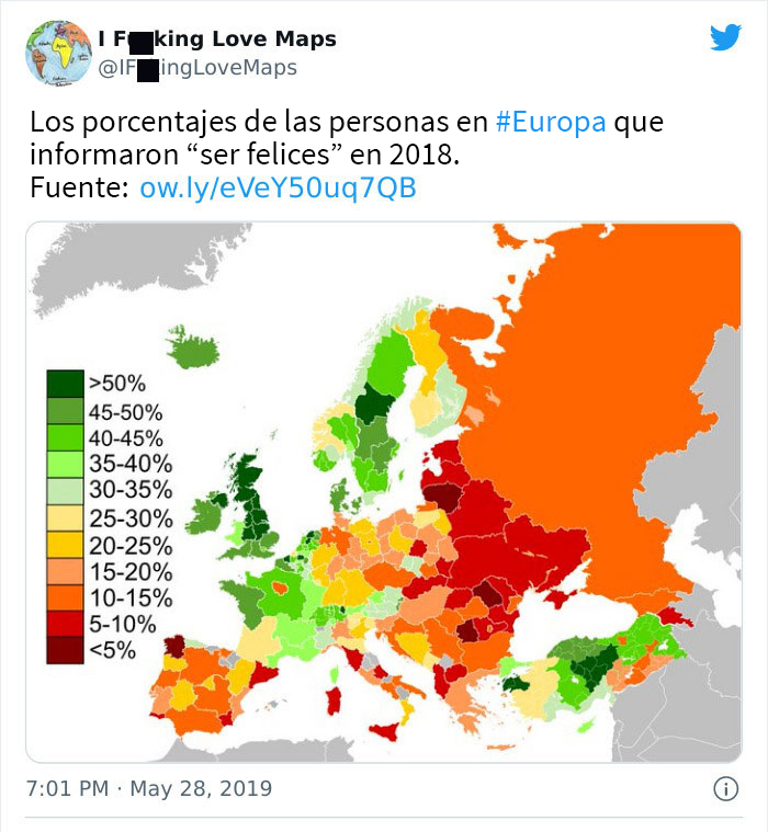 35 Unusual Maps That Might Change How You See The World, As Shared In This Online Account